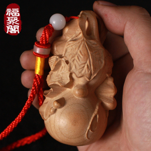 桃木雕刻 招财 随身近期销量
