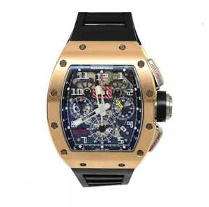 理查德米勒(richard mille)rm011手表自动机械男表橡胶表带