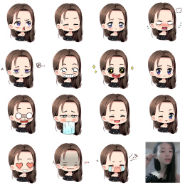 微信头像表情包定制形象卡通表情设计手绘表情包制作微信表情包