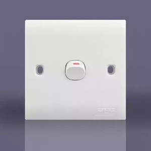 正品松本c3系列86型1一位单联单控指甲开关老式1开小按钮开关面板