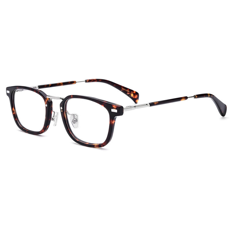 欧美板材眼镜框眼镜架高档近视镜男女方形光学眼镜可配近视老花镜
