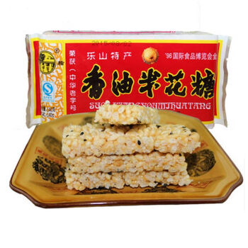 【5袋包邮】四川乐山特产 苏稽香油米花糖140g传统糕点零食