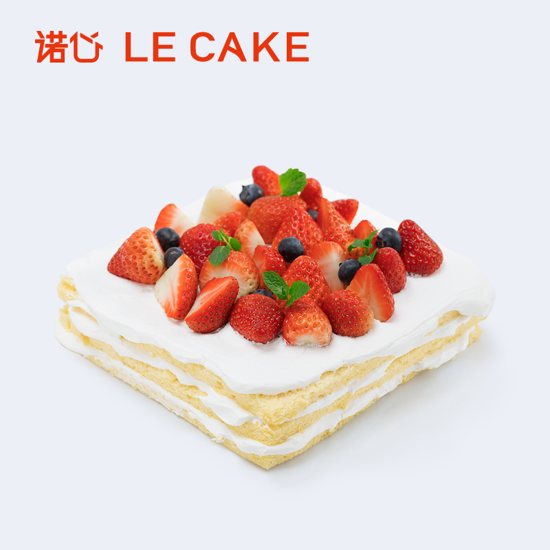 诺心Lecake莓果缤纷蛋糕草莓奶油蛋糕水果草莓年货节新年送礼