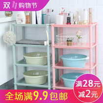 厨房置物架水果蔬菜架厨房用具用品收纳架转角储物架塑料落地层架
