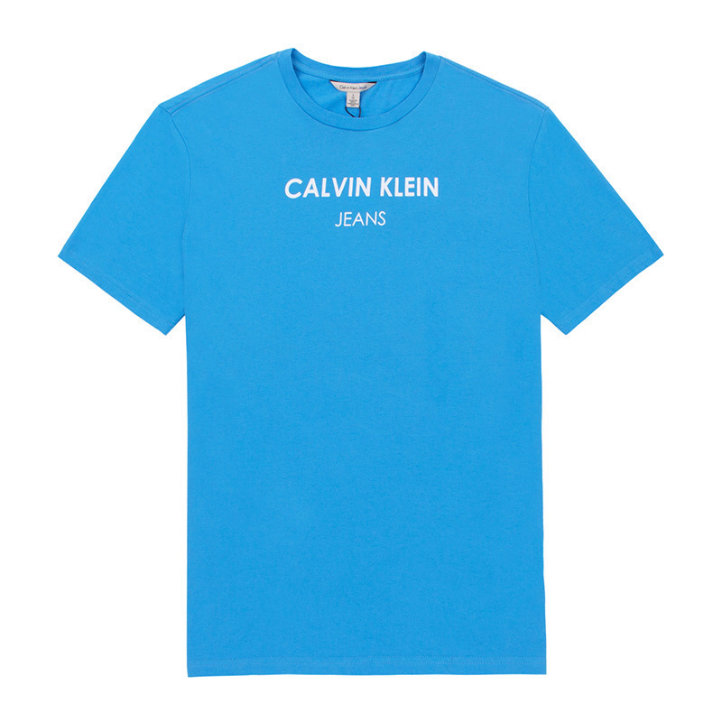 Calvin Klein jeans/卡尔文克雷恩CK夏季男装男士圆领休闲短袖T恤