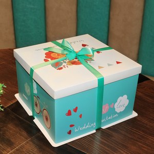 生日蛋糕盒子批发免邮方形图片
