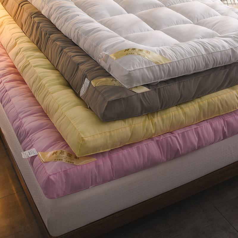 榻榻米可折叠羽绒棉床垫加厚10cm1.5m1.8米床褥单双人1.2宿舍垫被