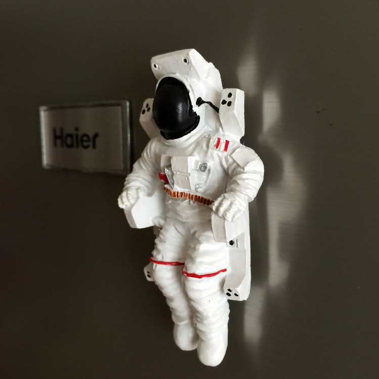 中国神州11号宇航员纪念收藏磁铁冰箱贴 中国航天员3D立体磁性贴