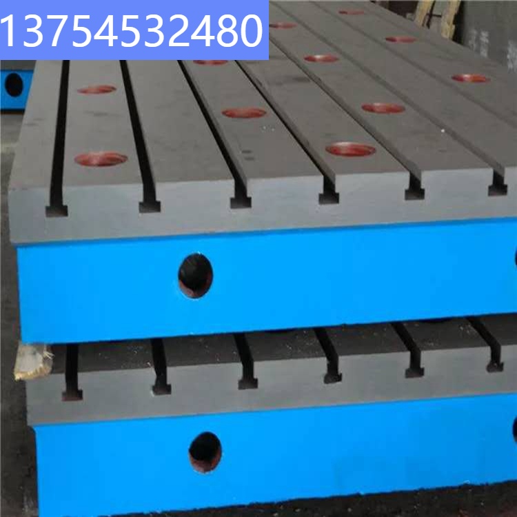 铸铁检验桌钳工平台划线平台测量台T型槽装配焊接平板试验工作台