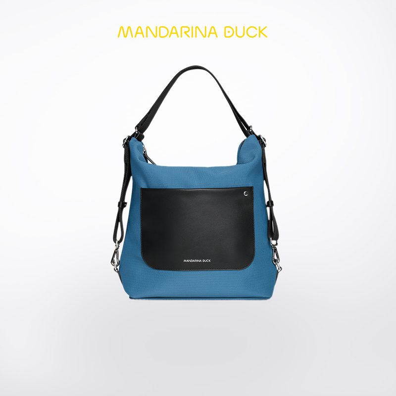 Mandarina duck/意大利鸳鸯时尚休闲运动单肩双肩两用背包女