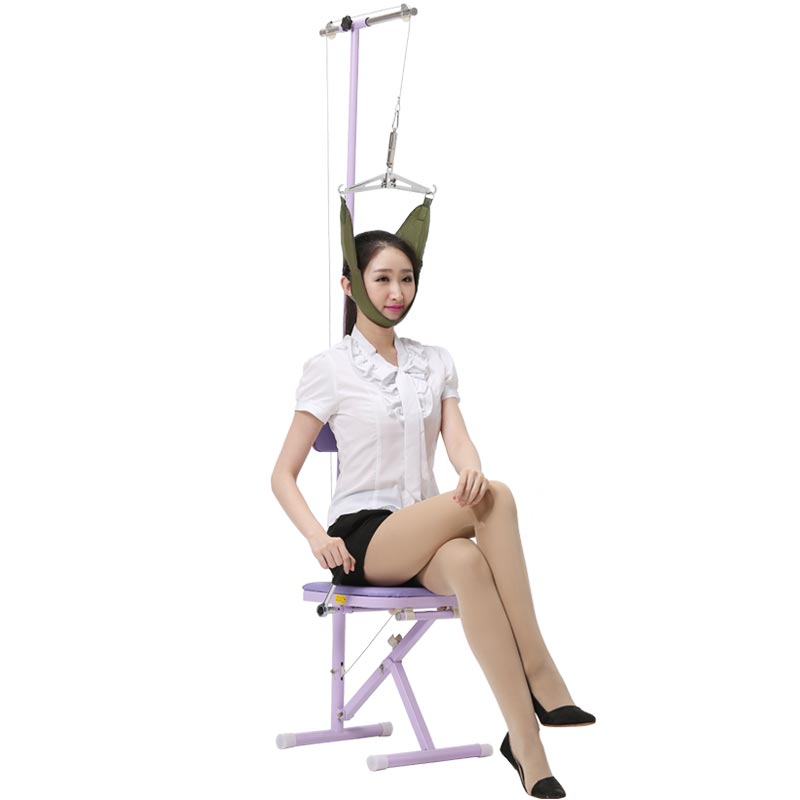 助邦颈椎牵引器家用牵引颈椎治疗仪颈椎拉伸器可折叠牵引椅