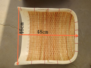 竹编簸箕农家图片