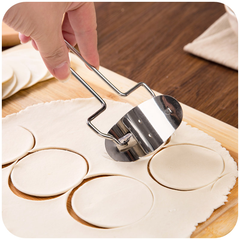 包饺子神器家用厨房小型全自动切水饺皮机做包子器工具不锈钢模具