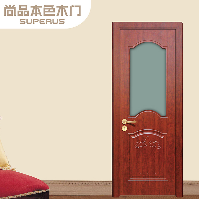 尚品本色木门 实木复合套装门免漆定制生态室内门家用厨卫门9019