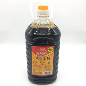 海天威极生抽4.9l酿造酱油炒菜烹调凉拌寿司蘸汁餐饮多省包邮