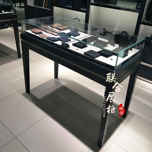 新款木质烤漆珠宝展示柜玻璃玉器首饰柜手机手表柜饰品柜台展示柜手机展柜