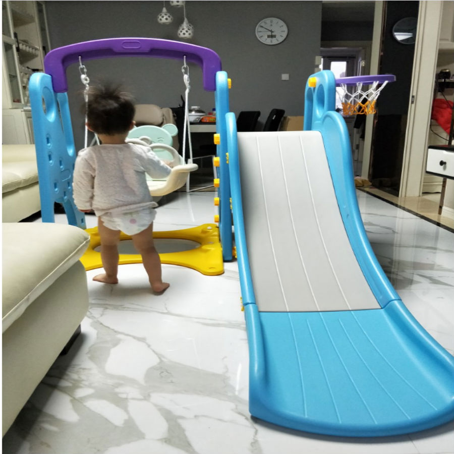 多功能塑料滑梯秋千组合儿童滑滑梯室内家用游乐场幼儿园玩具包邮
