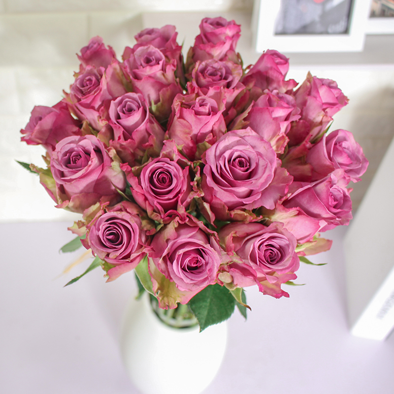 玫瑰包月一月四次一次18支一周一花鲜花订阅每周一花江浙沪皖包邮