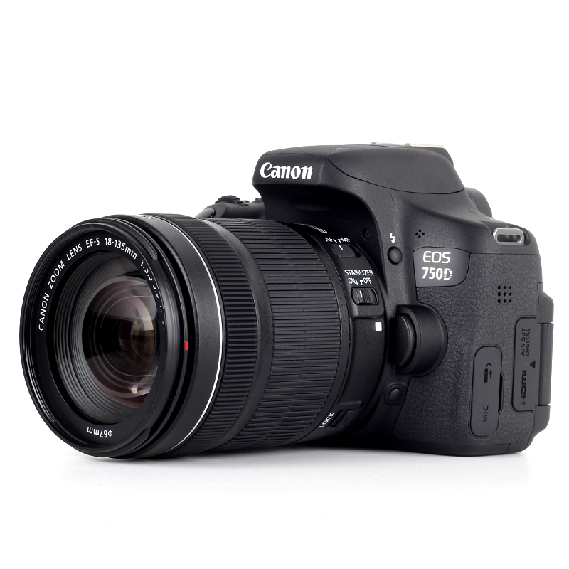 Canon/佳能EOS 750D套机 18-55 入门级单反相机 高清数码 旅游