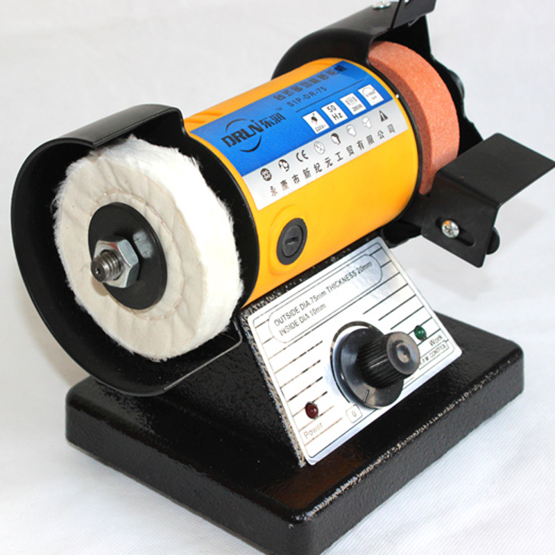 多功能台式小型微型家用电动调速砂轮机 抛光机玉石雕刻机台磨机