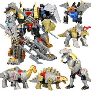 【包邮】变形恐龙金刚机器人玩具合体修罗王超大号模型霸王龙套装儿童
