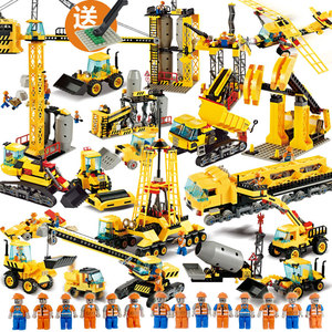 大型城市组工程车建筑工地系列兼容乐高益智拼装拼插积木男孩玩具 ￥