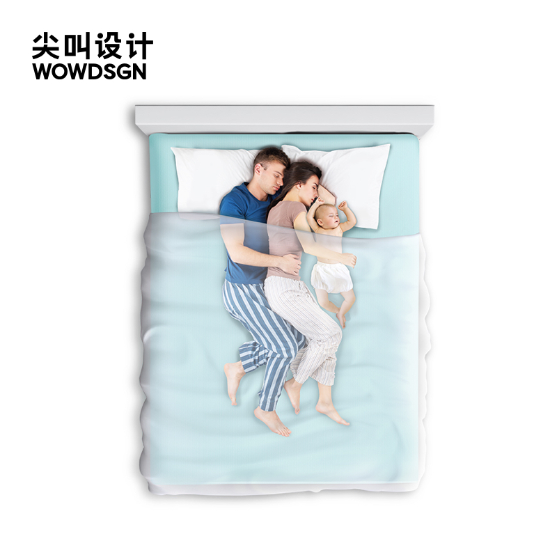 尖叫设计 眠趣床垫保护罩床罩隔尿透气1.5m床垫套1.8米床罩舒睡