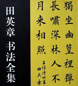 田蕴章之弟田英章书法作品集 欧阳询欧体楷书田楷毛笔字帖