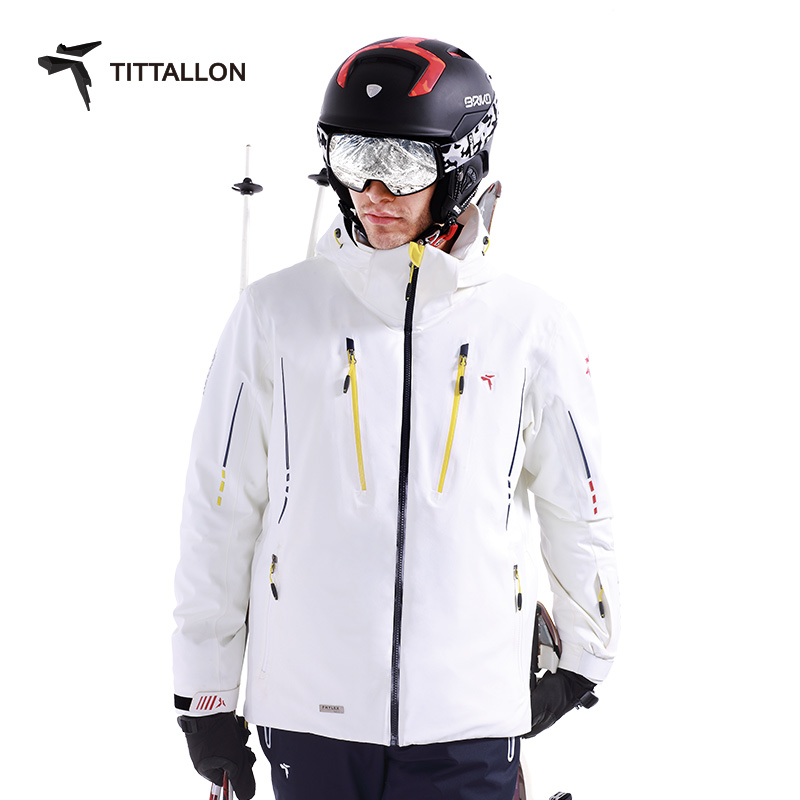 Tittallon体拓冬季男士保暖专业滑雪服 奥运品牌滑雪衣 防风透气