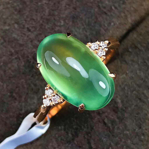 戒指 /span></p></a>  span class=h>女款 /span> 18k玫瑰金配钻镶嵌彩色宝石