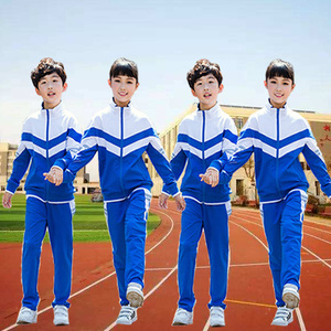 一年级校服套装小学生高中学生市统一着装秋季蓝白班服运动会班服