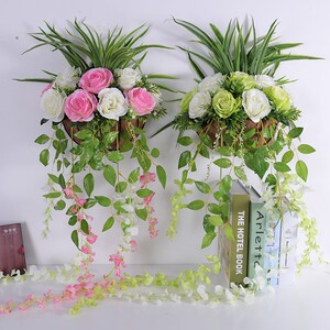 挂壁装饰花艺图片