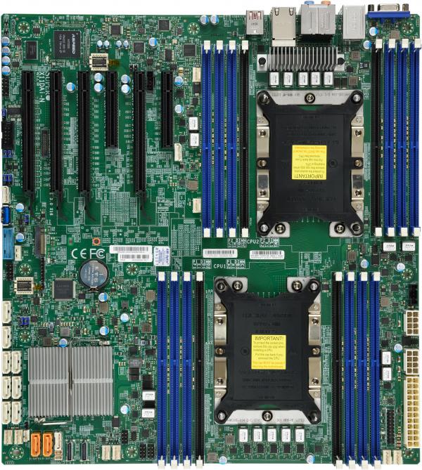超微 X11DAI-N LGA3647 C621 双路图片工作站主板 替代X99 X10DAI