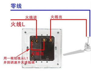 墙壁风扇电扇调速开关插座面板吊扇调速器带灯开关一开单控双控