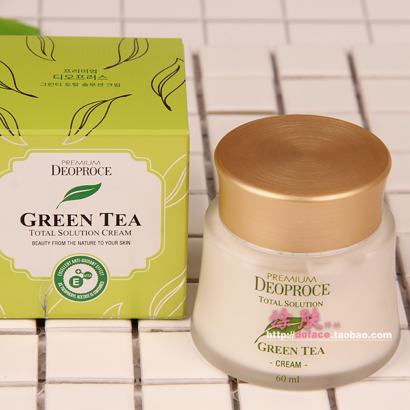 韩国正品Deoproce绿茶三星护肤品面霜保湿滋润舒缓提亮紧致化妆品