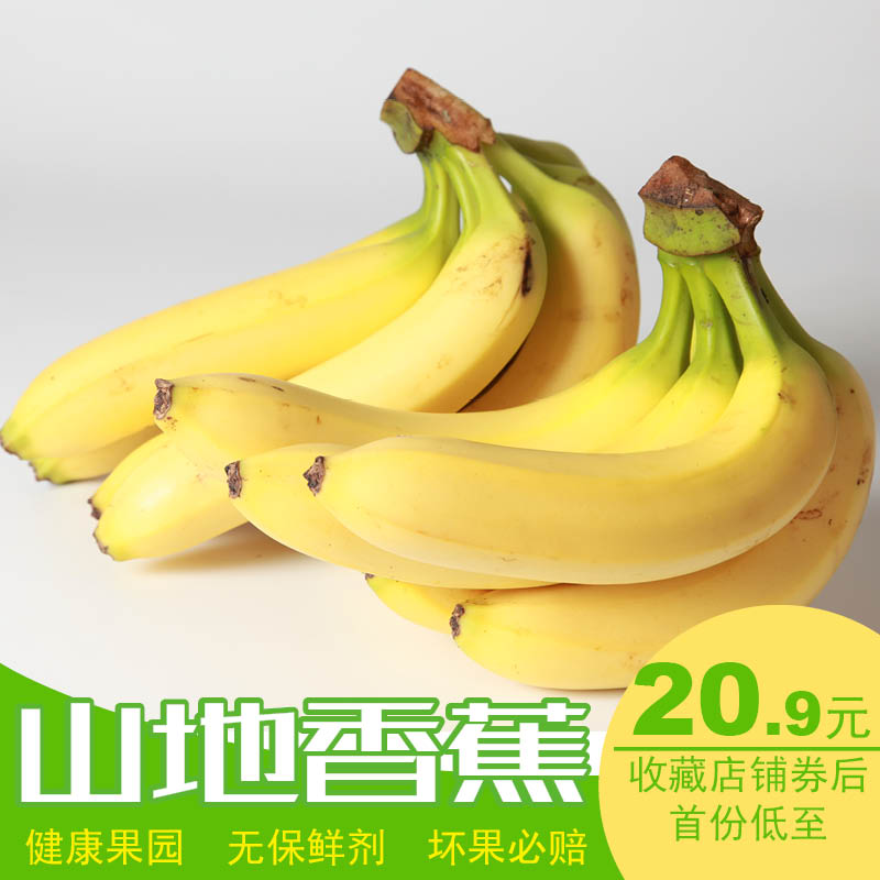 5斤河口山地香蕉丑香蕉芝麻蕉超甜蕉banana孕妇叶酸水果无添加