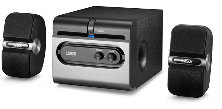 耳神er2801 台式电脑木质音箱多媒体音箱小音响2.1低音炮有源音响