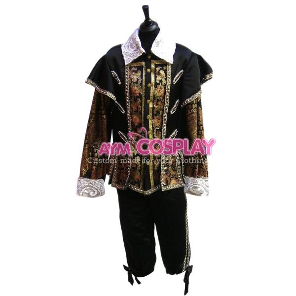 威尼斯狂欢节传统服装意大利风舞台舞会洋装cosplay服装定做g1185