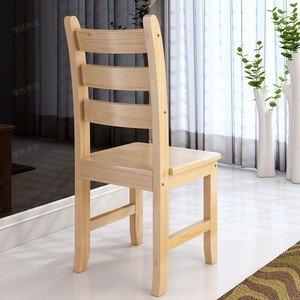 松木实木椅子原木图片