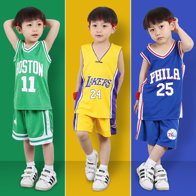 儿童篮球服套装男童夏季小学生球衣队服定制宝宝幼儿园女童训练服