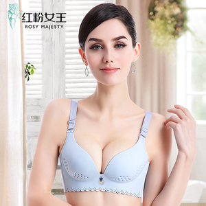 夏季透气洞洞杯内衣性感聚拢少女文胸套装薄款无痕无钢圈美背胸罩运动背心