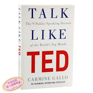 ted演讲 英文原版 talk like ted;the 9 public speaking secrets