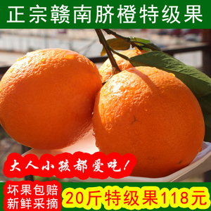 正宗赣南脐橙子20斤装特产新鲜现摘孕妇水果包邮江西橙子产地直发江西特产