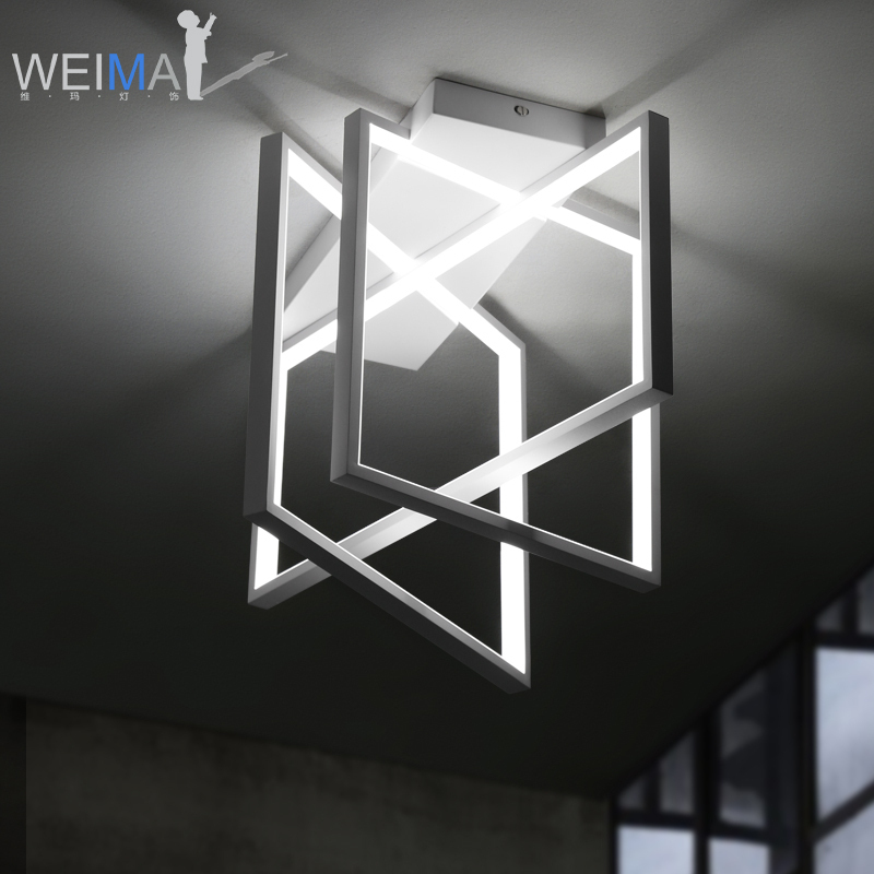 维玛 北欧创意吸顶灯led现代简约卧室灯客厅灯个性餐厅温馨灯具