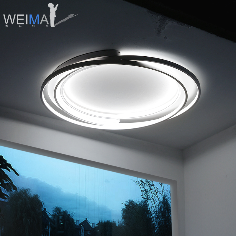 维玛 北欧创意个性灯铁艺吸顶灯现代简约大气客厅灯家用卧室灯具