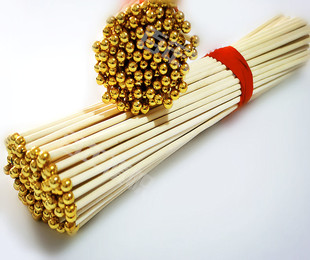 批发手摇小旗杆小木杆小杆子小木棍导游旗杆手挥旗杆金色圆头