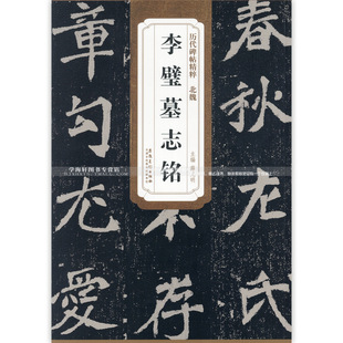 李璧墓志铭 历代碑帖精粹 薛元明编 附译文 附技法解析 楷书毛笔字帖