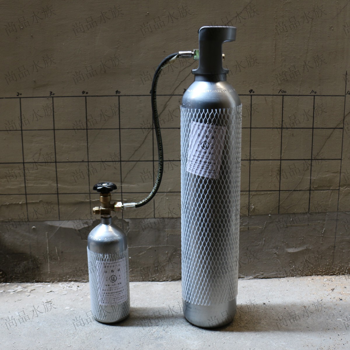 【尚品水族】氧气管过桥氢气氮气国标钢瓶连接管氩气瓶耐压导气管