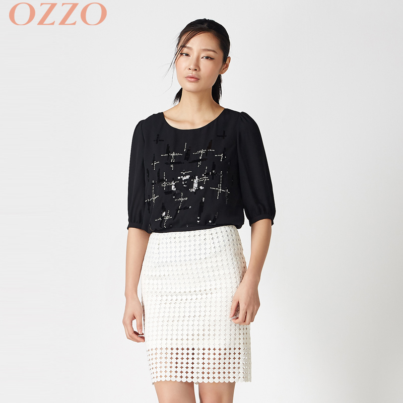 OZZO/欧尼迩钉珠上衣