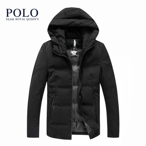 保罗 span class=h>羽绒服 /span>男士短款polo正品2018新款冬季青年